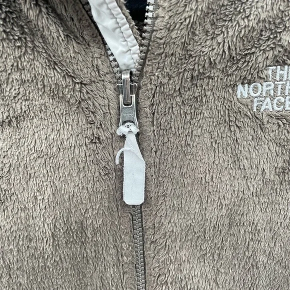 The North Face womans brown fuzzy gorpcore outdoor activewear jacket Medium - Picture 4 of 10